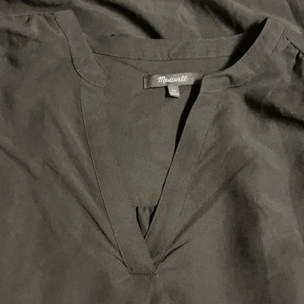 NWOT Madewell Black Blousec - Picture 9 of 11